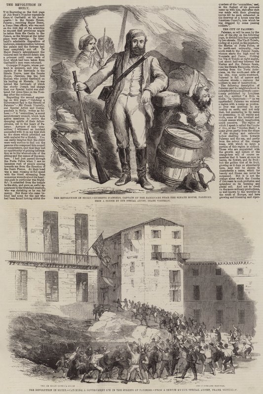 La Revolución en Sicilia de Frank Vizetelly