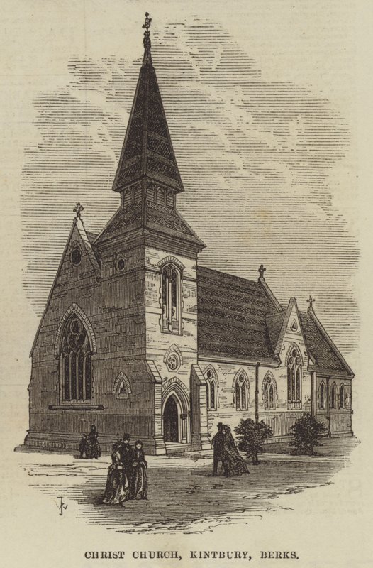 Iglesia de Cristo, Kintbury, Berks de Frank Watkins