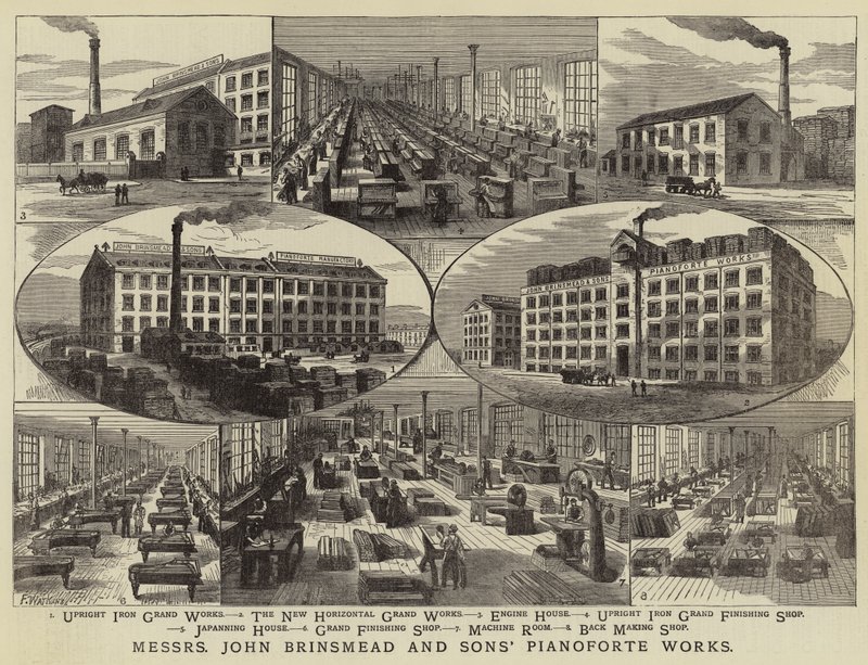 Obras de pianoforte de Messrs John Brinsmead and Sons de Frank Watkins