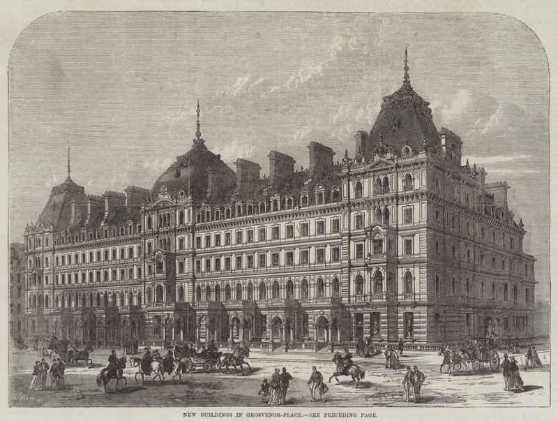 Nuevos edificios en Grosvenor-Place de Frank Watkins