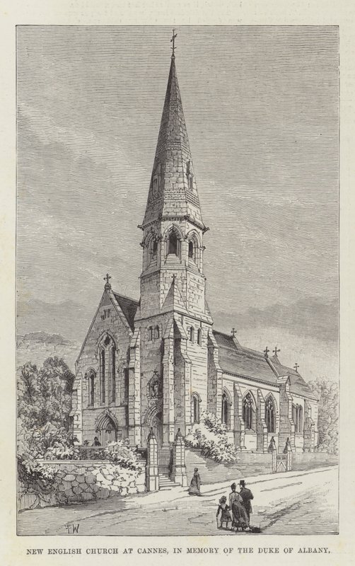 Nueva iglesia inglesa en Cannes, en memoria del Duque de Albany de Frank Watkins