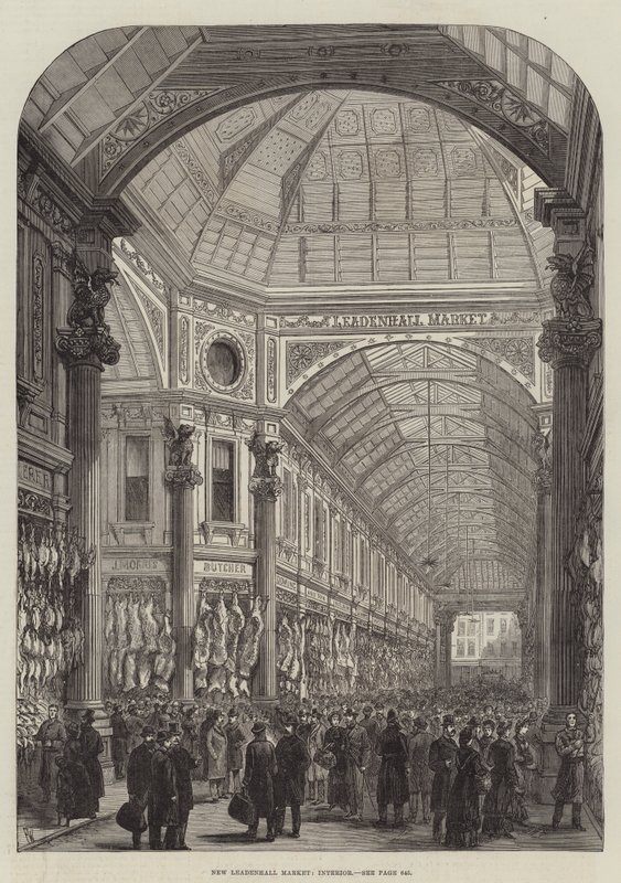Nuevo Mercado de Leadenhall, Interior de Frank Watkins