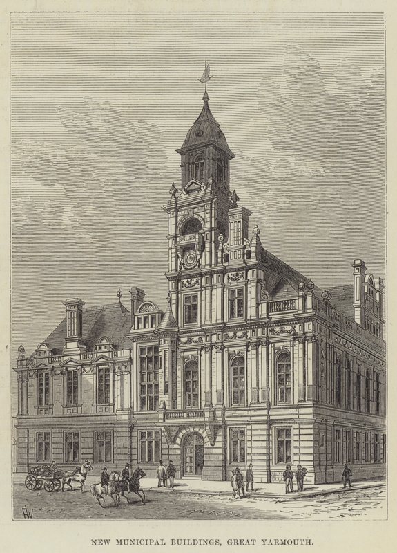 Nuevos edificios municipales, Great Yarmouth de Frank Watkins