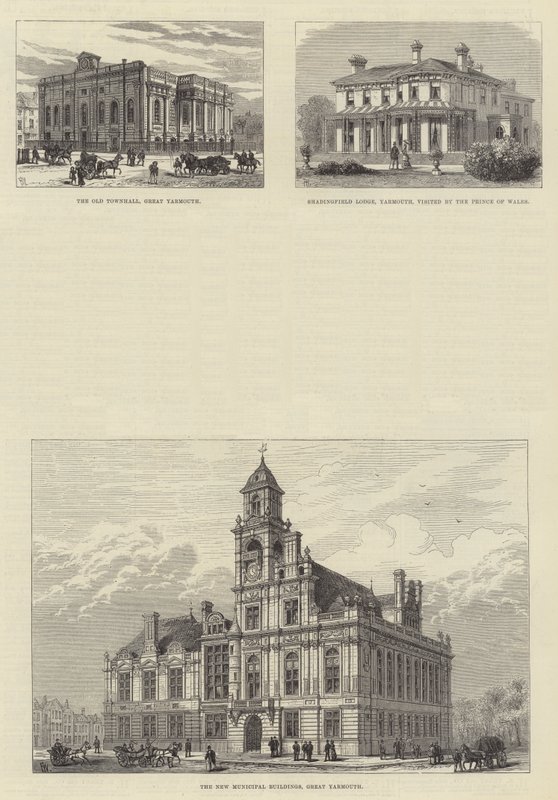 Bocetos de Great Yarmouth de Frank Watkins