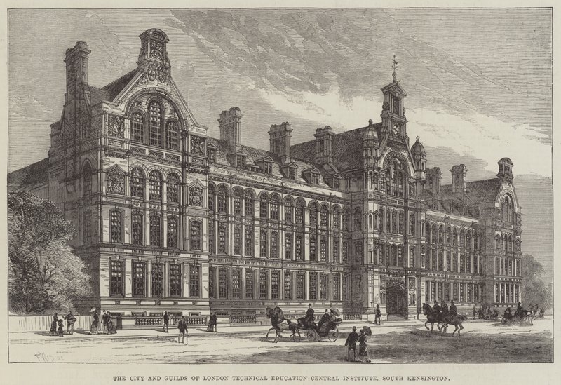 El Instituto Central de Educación Técnica de la Ciudad y Gremios de Londres, South Kensington de Frank Watkins