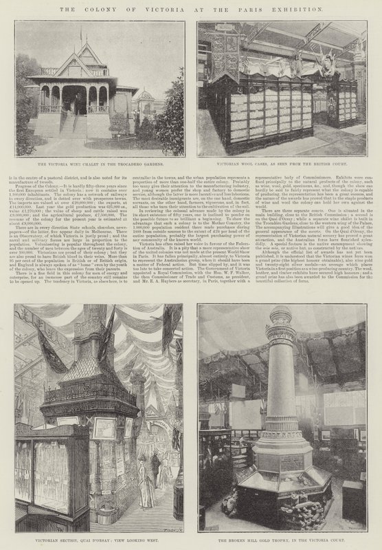 La Colonia de Victoria en la Exposición de París de Frank Watkins