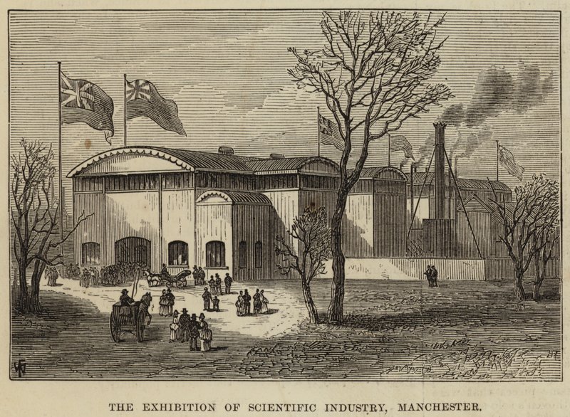 La exposición de la industria científica, Manchester de Frank Watkins