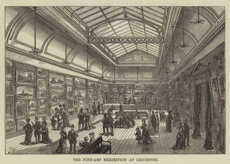 La exposición de bellas artes en Leicester de Frank Watkins