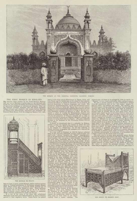 La primera mezquita en Inglaterra de Frank Watkins