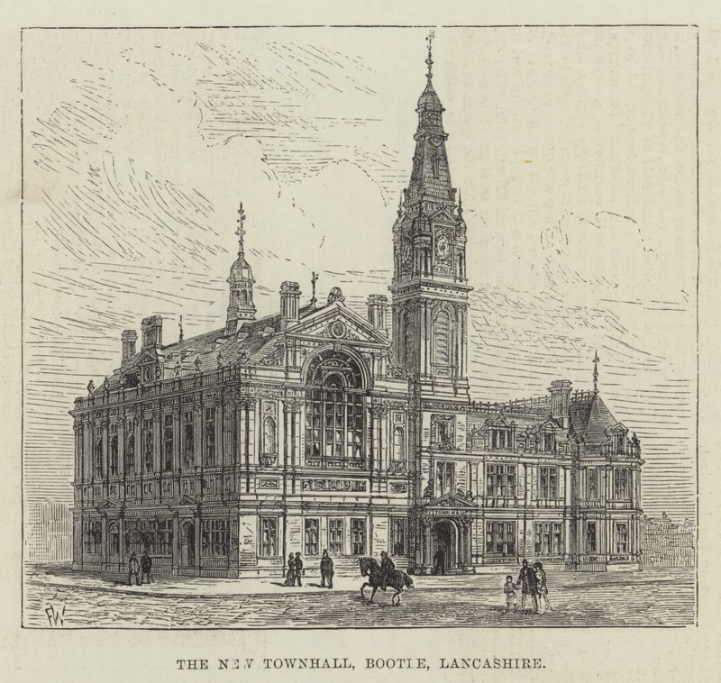 El nuevo ayuntamiento, Bootle, Lancashire de Frank Watkins