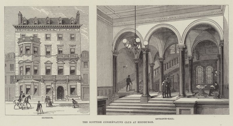 El Club Conservador Escocés en Edimburgo de Frank Watkins