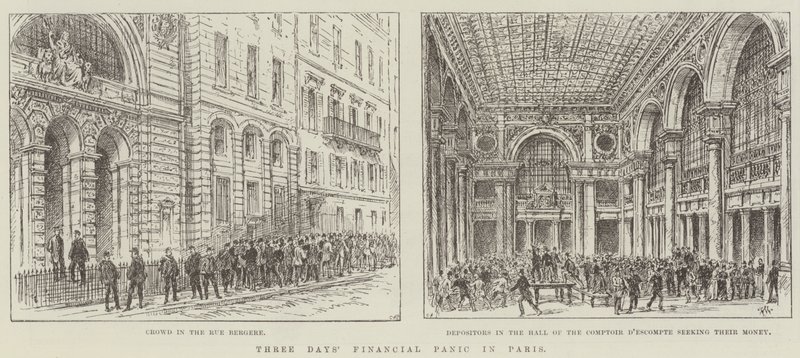 Tres días de pánico financiero en París de Frank Watkins