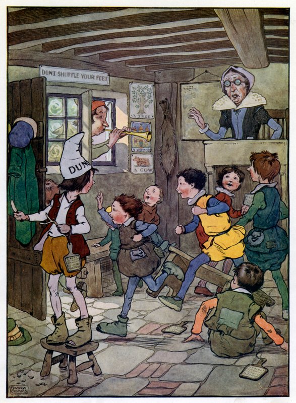 Ilustración para La historia de Tom el hijo del flautista de Frank Adams