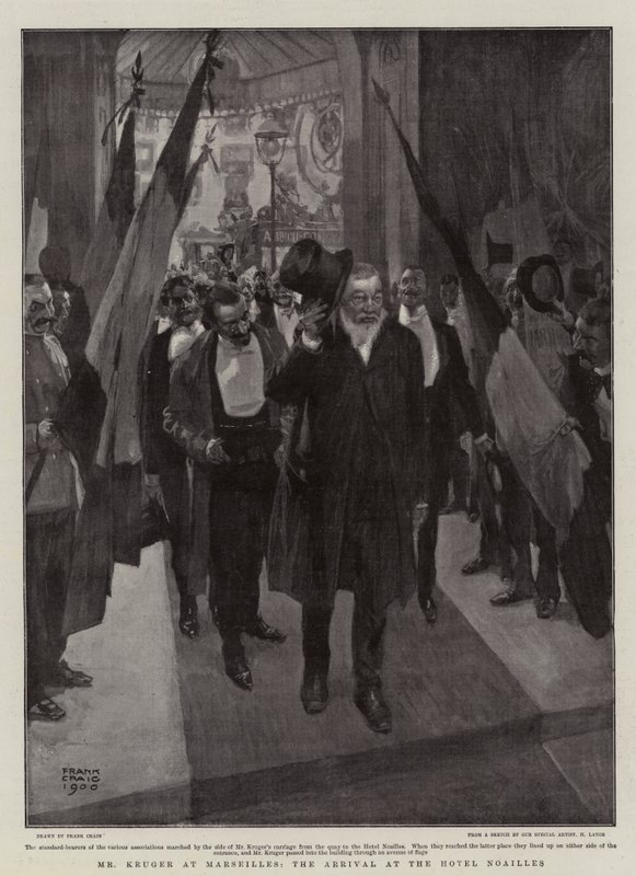 El Sr. Kruger en Marsella, la llegada al Hotel Noailles de Frank Craig