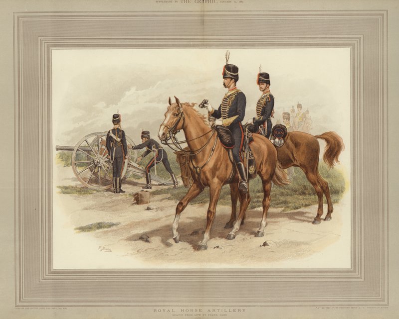 Artillería Real a Caballo de Frank Dadd