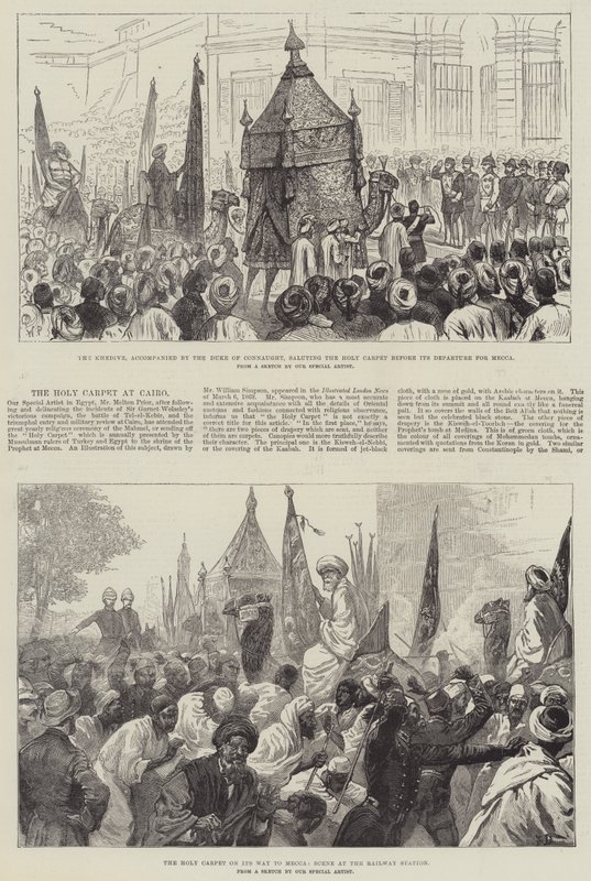 La alfombra sagrada en El Cairo de Frank Dadd