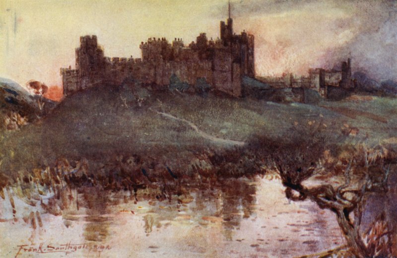 Castillo de Alnwick de Frank Southgate