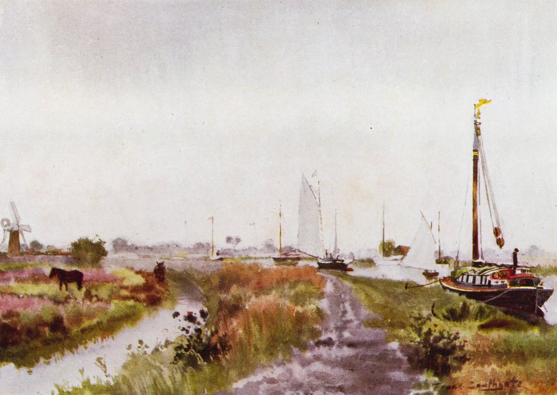 Norfolk Broads: Below Potter Heigham de Frank Southgate