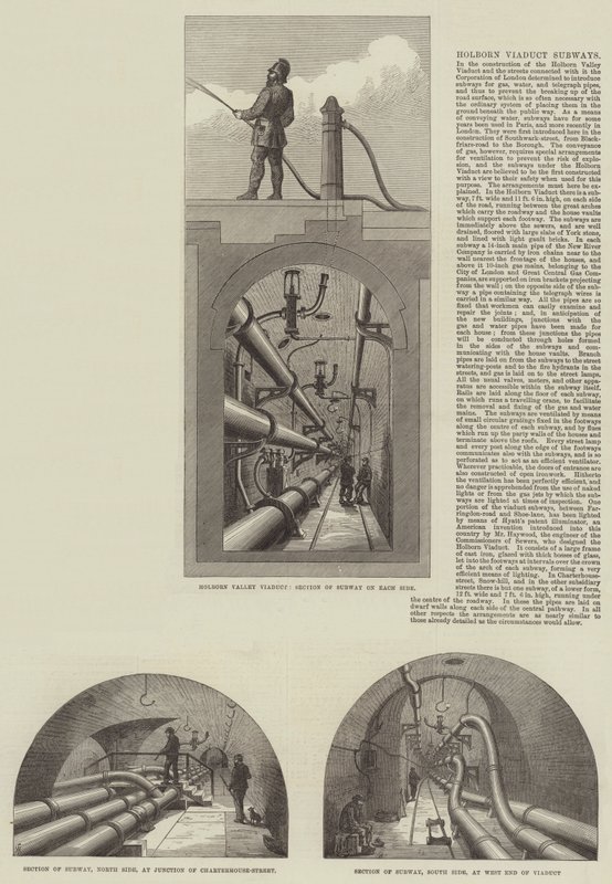 Subterráneos del Viaducto de Holborn de Frank Watkins