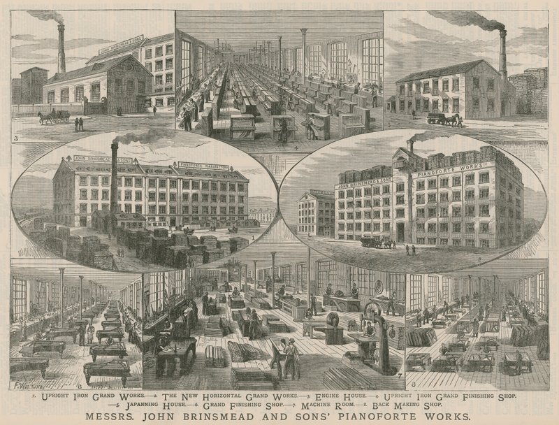Obras de pianoforte de Messrs John Brinsmead and Sons de Frank Watkins