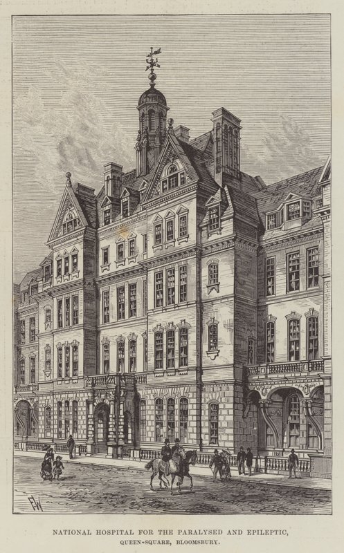 Hospital Nacional para Paralíticos y Epilépticos, Queen-Square, Bloomsbury de Frank Watkins