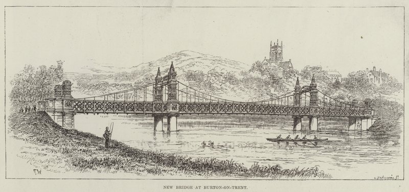 Nuevo puente en Burton-on-Trent de Frank Watkins