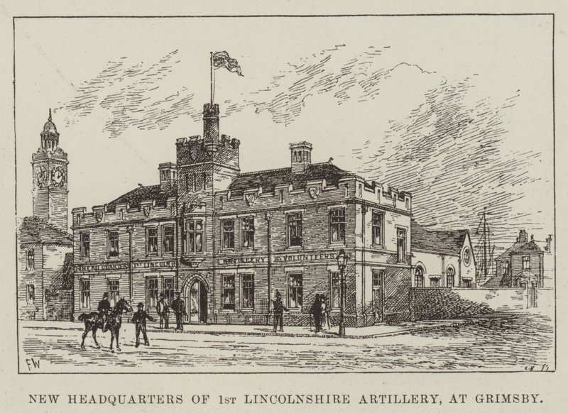 Nueva sede de la 1ª Artillería de Lincolnshire, en Grimsby de Frank Watkins