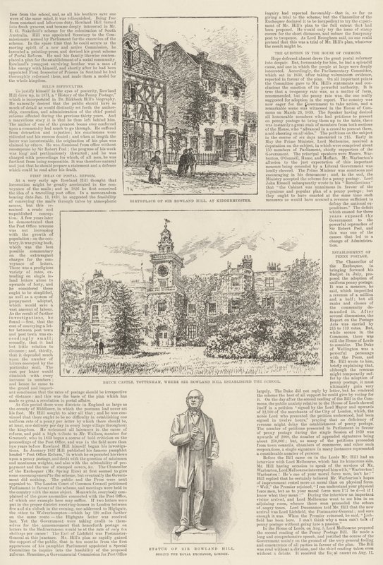 Sir Rowland Hill y el franqueo de un penique, un jubileo memorable de Frank Watkins