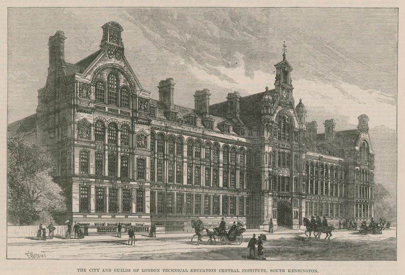 El Instituto Central de Educación Técnica de la Ciudad y Gremios de Londres, South Kensington de Frank Watkins