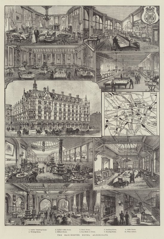 El Hotel Manchester, Aldersgate de Frank Watkins