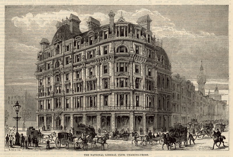 El Club Nacional Liberal, Charing Cross, Londres de Frank Watkins