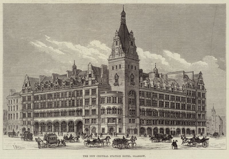 El nuevo Hotel de la Estación Central, Glasgow de Frank Watkins
