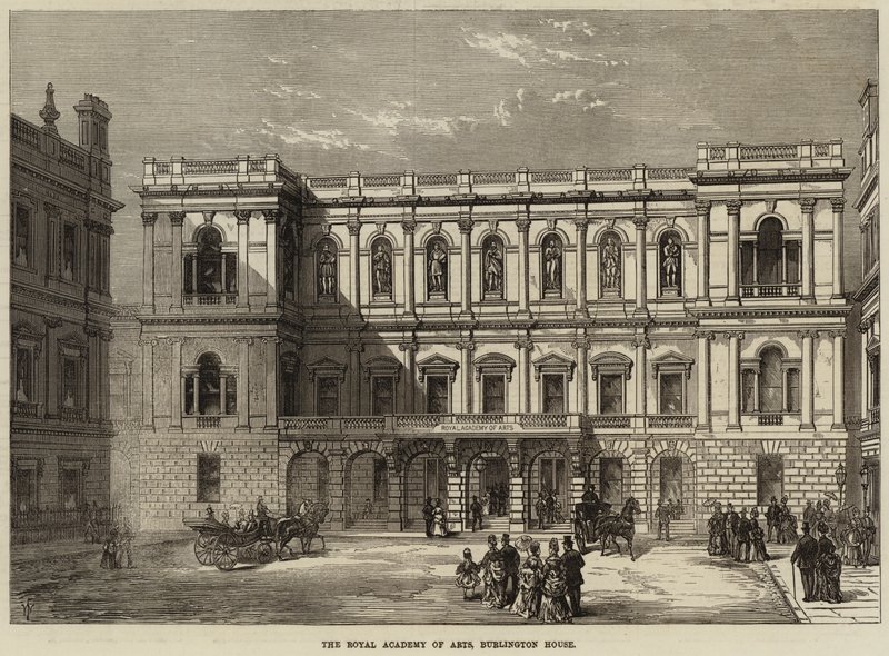 La Real Academia de las Artes, Burlington House de Frank Watkins