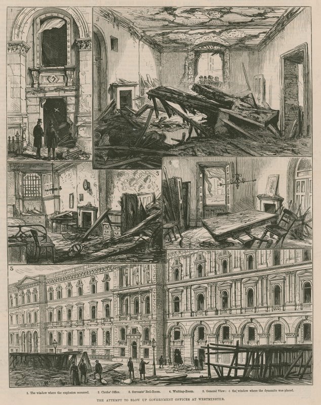 El intento de volar las oficinas del gobierno en Westminster de Frank Watkins