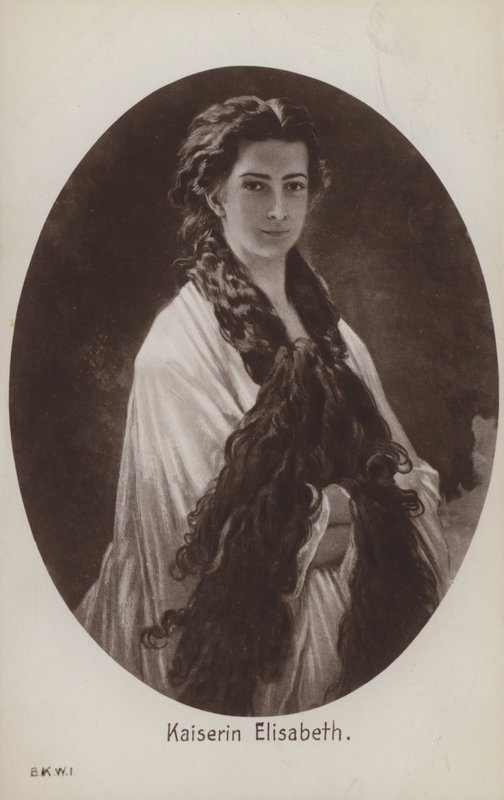 Elisabeth de Baviera, consorte del Emperador Francisco José I de Austria de Franz Xaver  Winterhalter (after)