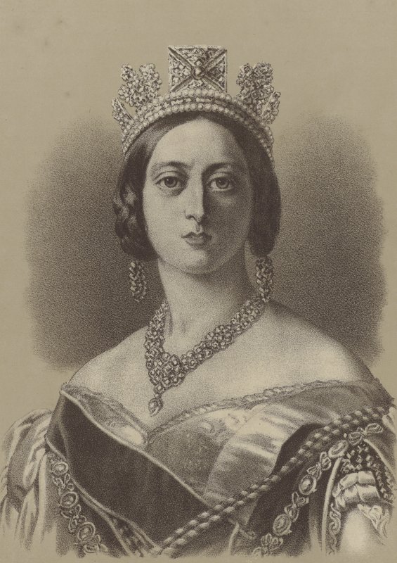 Reina Victoria de Franz Xaver after Winterhalter