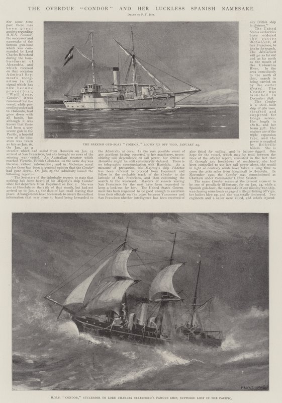 El Condor Atrasado y su Desafortunado Tocayo Español de Fred T. Jane