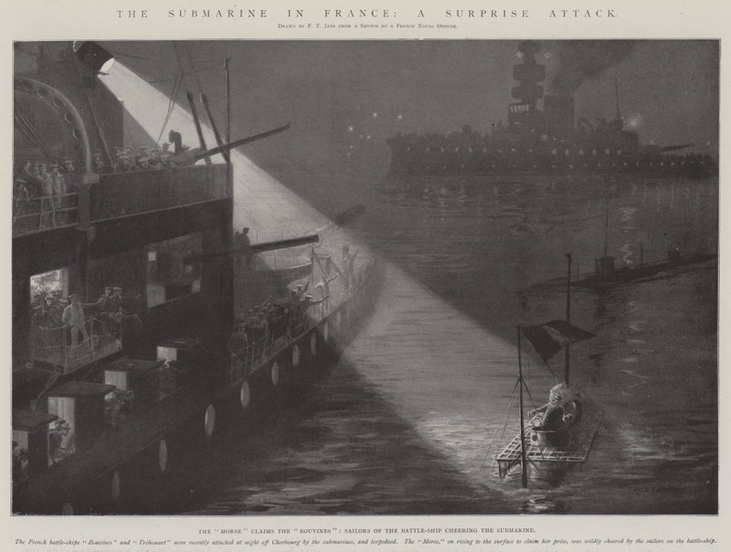 El Submarino en Francia, un Ataque Sorpresa de Fred T. Jane