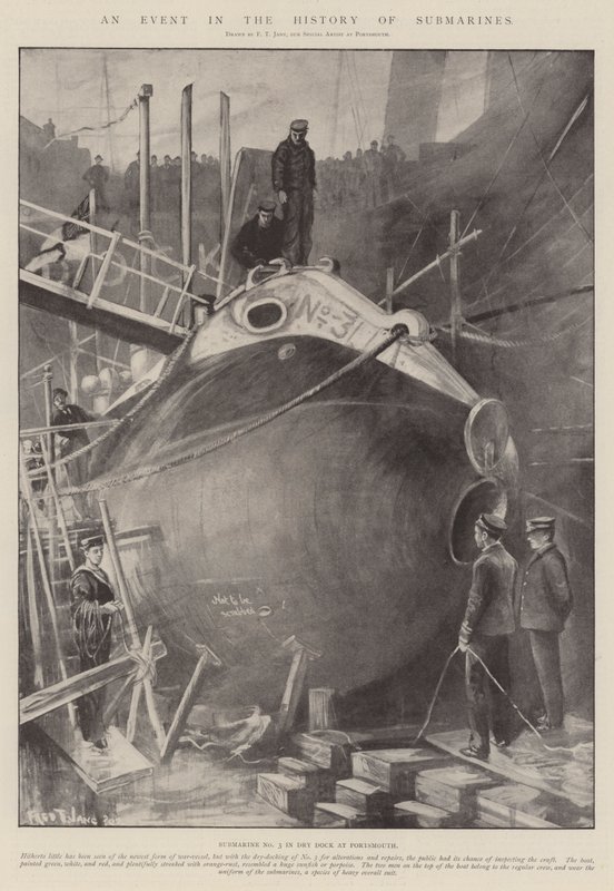 Un Evento en la Historia de los Submarinos de Fred T. Jane