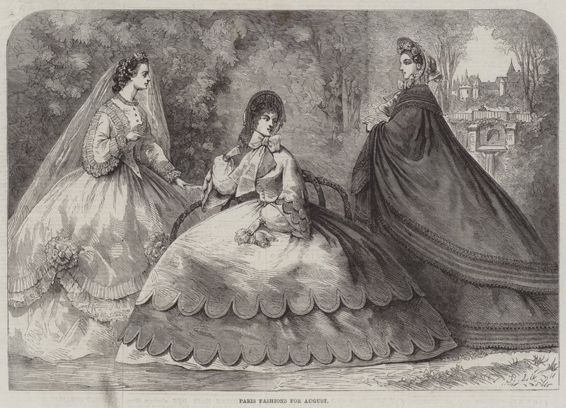 Moda de París para agosto de Frederic Theodore Lix