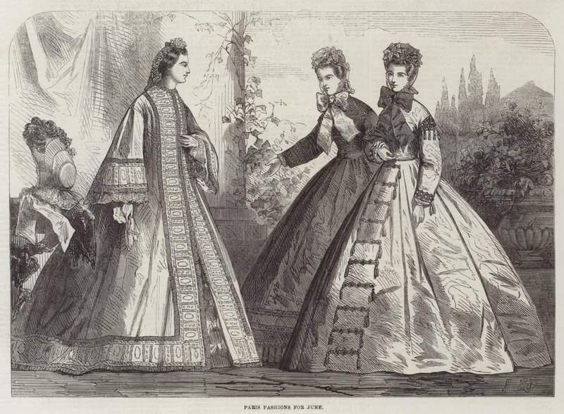 Moda de París para junio de Frederic Theodore Lix