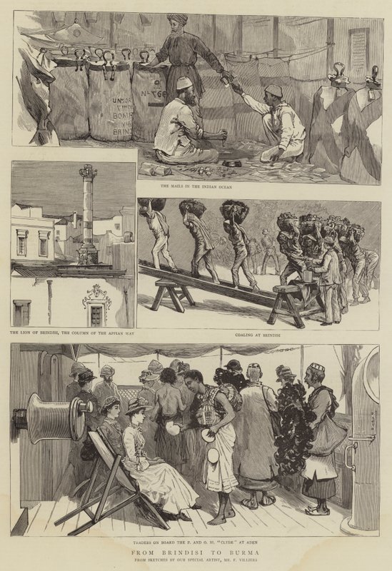 De Brindisi a Birmania de Frederic Villiers