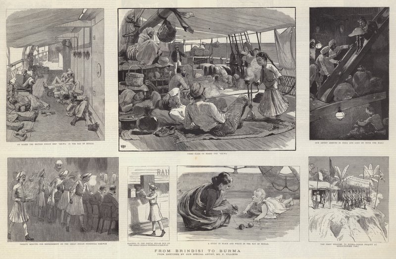 De Brindisi a Birmania de Frederic Villiers
