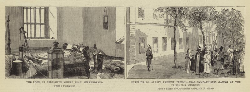 El encarcelamiento de Arabi Pasha de Frederic Villiers