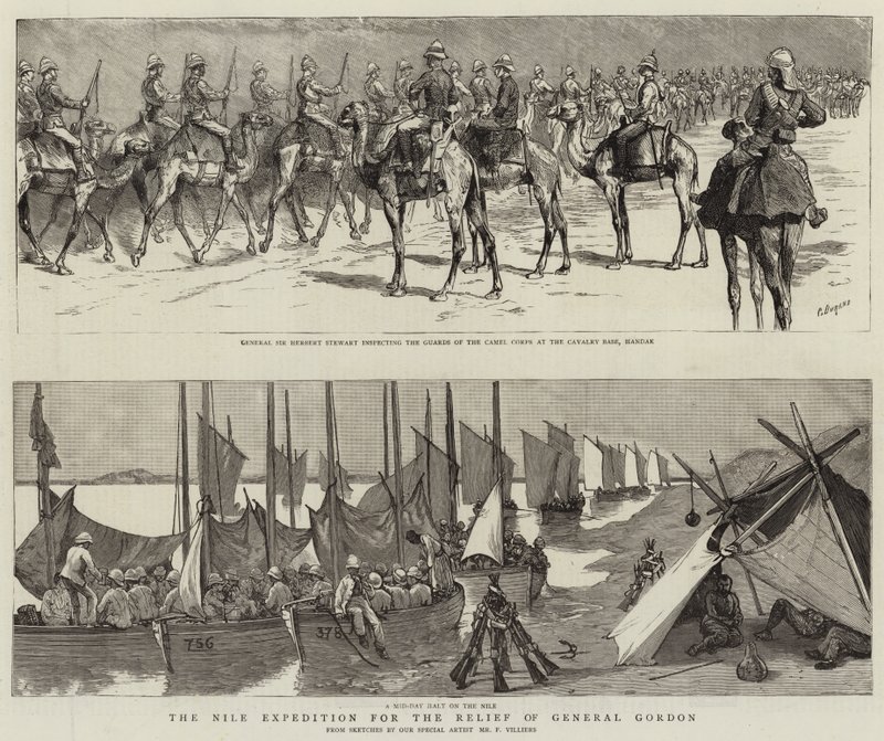 La Expedición del Nilo para el Socorro del General Gordon de Frederic Villiers
