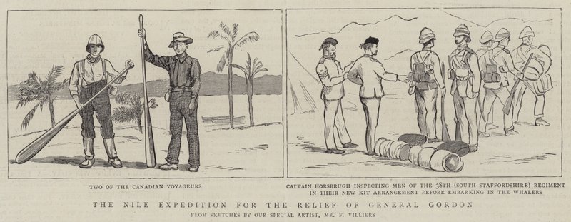 La Expedición del Nilo para el Socorro del General Gordon de Frederic Villiers