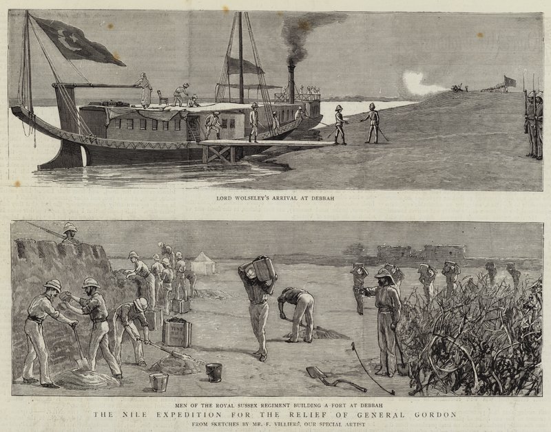 La Expedición del Nilo para el Rescate del General Gordon de Frederic Villiers