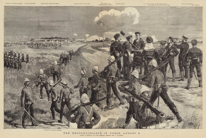 El reconocimiento en fuerza, 8 de agosto de Frederic Villiers