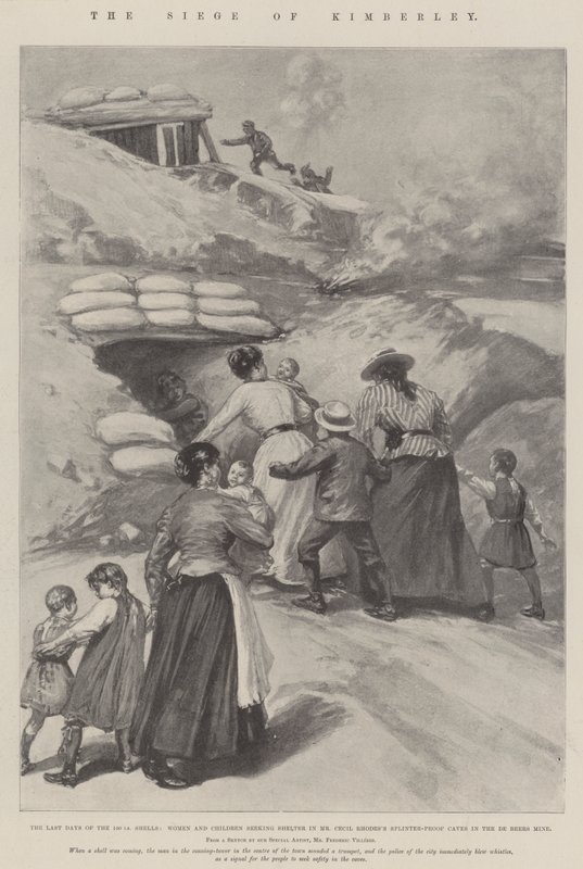 El sitio de Kimberley de Frederic Villiers