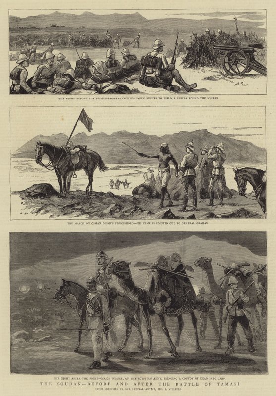 El Sudán, antes y después de la Batalla de Tamasi de Frederic Villiers